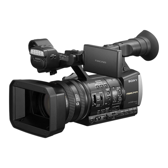 Sony HXR-NX3 Bedienungsanleitung