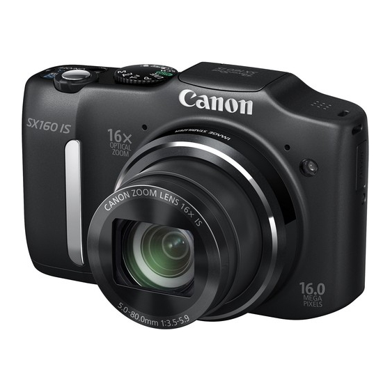 Canon POWERSHOT SX160IS Benutzerhandbuch