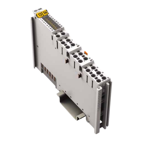 WAGO -I/O-SYSTEM 750 Handbuch