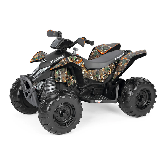 Peg Perego Polaris OUTLAW IGOR0116 Gebrauch Und Wartung