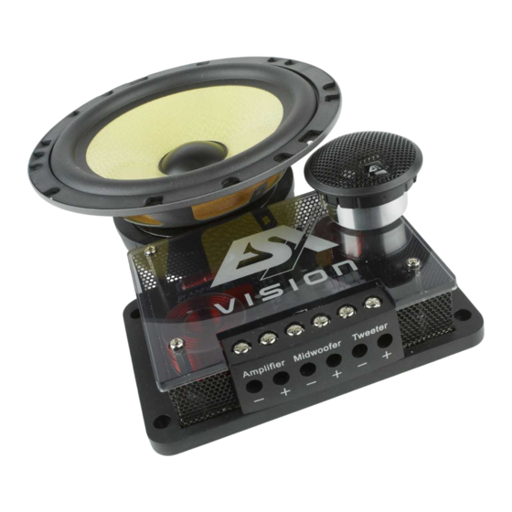 ESX VISION Serie Bedienungsanleitung