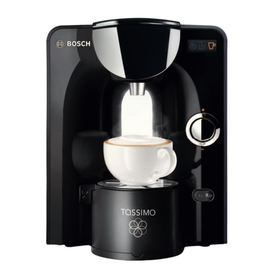 Bosch Tassimo TAS 55 Serie Gebrauchsanleitung