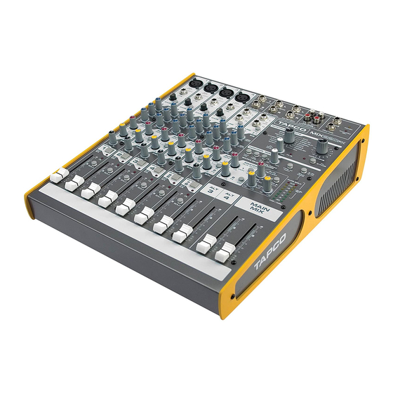 Tapco MIX.220FX Bedienungshandbuch