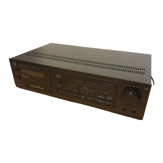 Dual CC 5050 Audiophile Concept Bedienungsanleitung