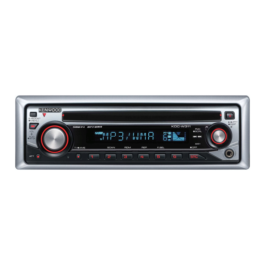 Kenwood KDC-W237 Bedienungsanleitung