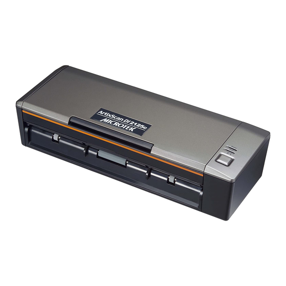 Microtek ArtixScan DI 2125c Handbuch