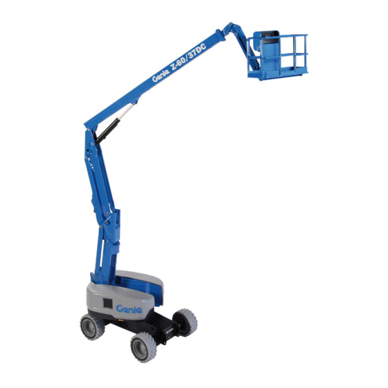 Terex Genie Z-60/37DC Bedienungsanleitung