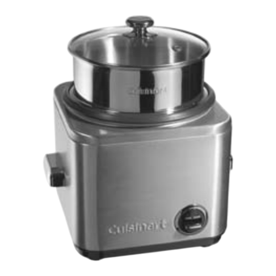 Cuisinart CRC800E Hinweise