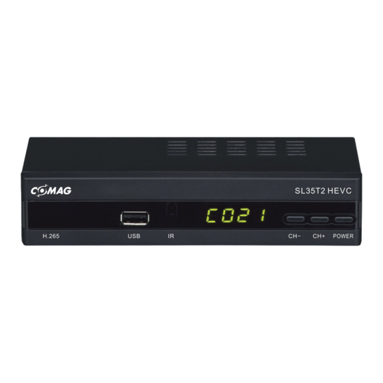 COMAG SL35T2 HEVC Bedienungsanleitung