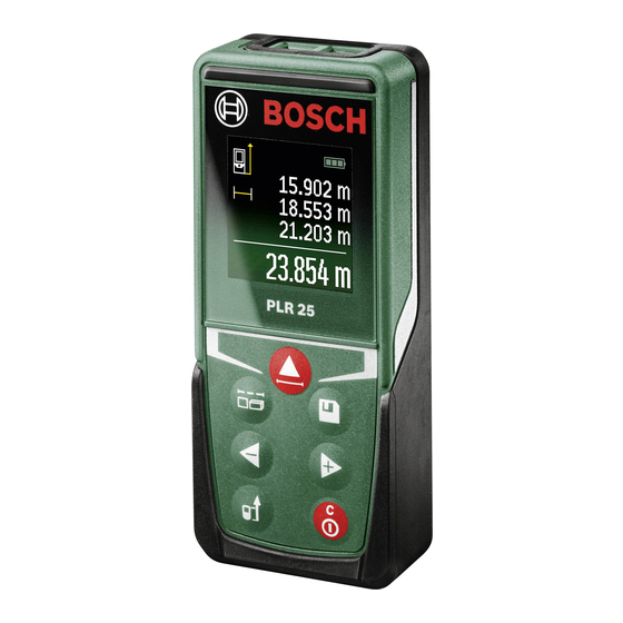 Bosch PLR 25 Originalbetriebsanleitung