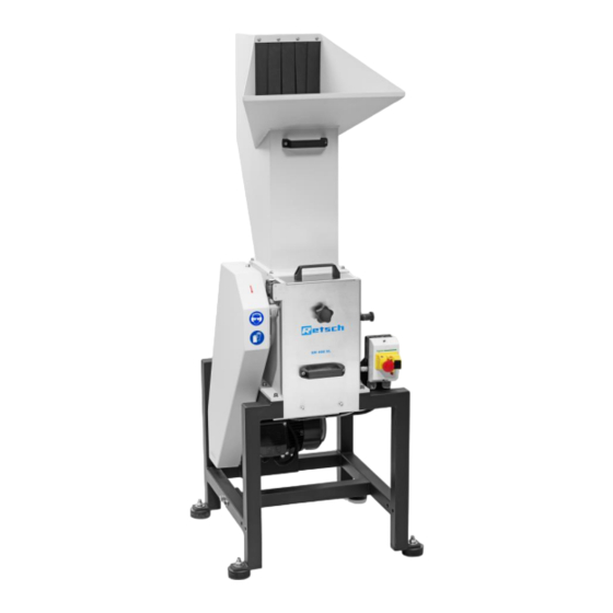 Retsch SM 400 Handbücher