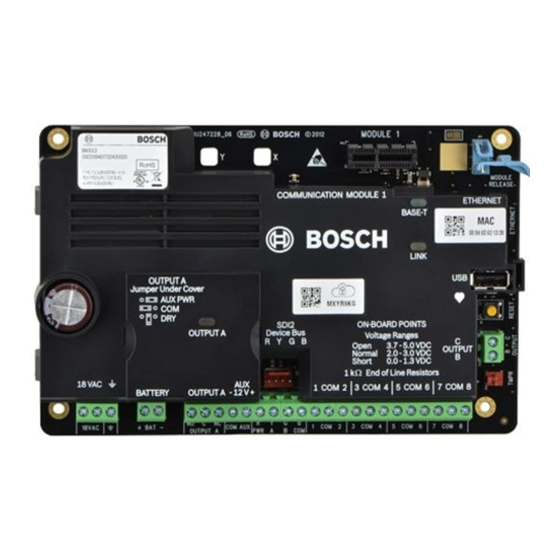 Bosch B6512 Installationsanleitung