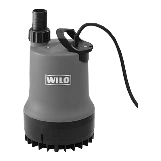 Wilo -Drain TM 32/7 Einbau- Und Betriebsanleitung