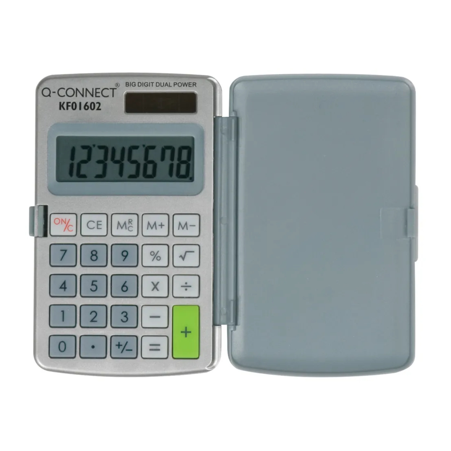 Q-Connect KF01600 series Bedienungsanleitung