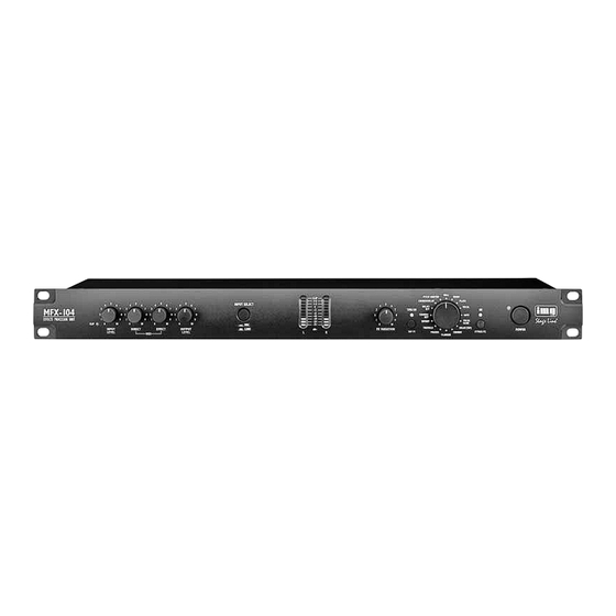 IMG STAGELINE MFX-104 Bedienungsanleitung