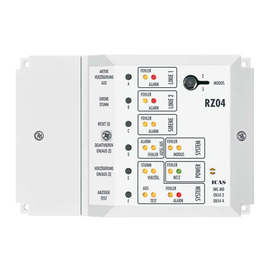 ICAS RZ04 Bedienungs- Und Montageanleitung