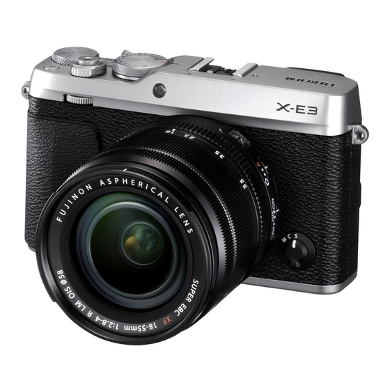 FujiFilm X-E3 Bedienungsanleitung