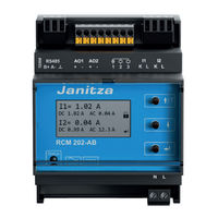 janitza RCM 202-AB Benutzerhandbuch
