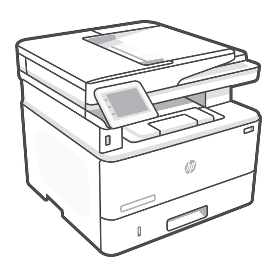 HP LaserJet Pro MFP 4102dw-Serie Einrichtungsanleitung