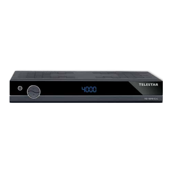 Telestar TD 1010 C-L Bedienungsanleitung