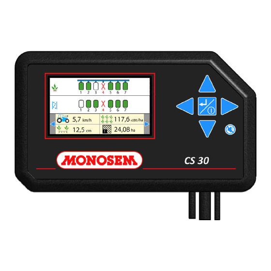 Monosem CS 30 -18 Originalbetriebsanleitung