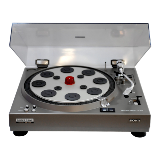 Sony PS-4750 Bedienungsanleitung