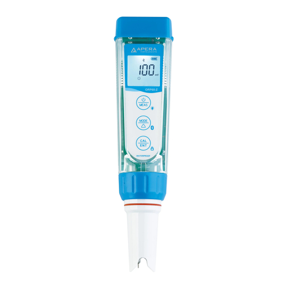 APERA INSTRUMENTS ORP60-Z Smart Bedienungsanleitung