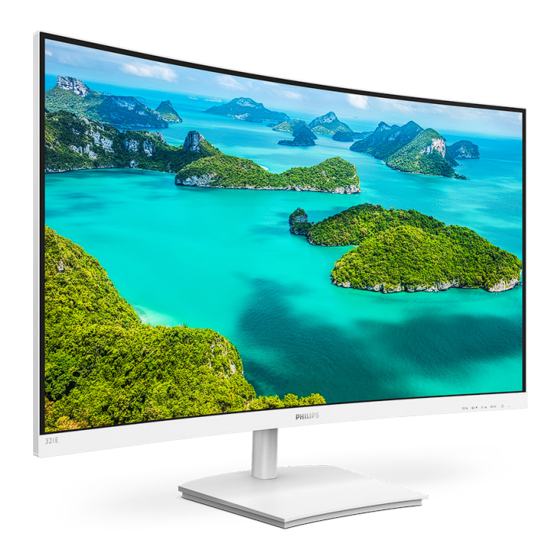Philips E line 321E1 Bedienungsanleitung