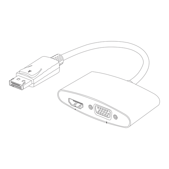 Conrad Electronic renkforce DisplayPort zu HDMI und VGA Adapter Bedienungsanleitung