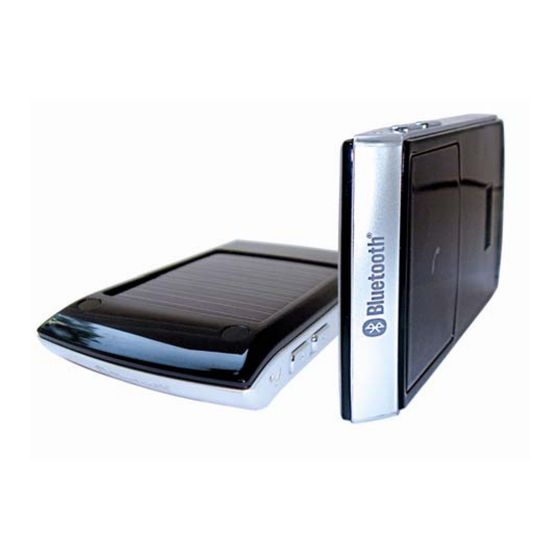 Anycom Bluetooth Solar Car-Kit Bedienungsanleitung