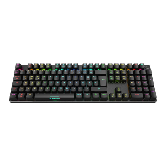 Sharkoon SKILLER SGK36W Anleitung
