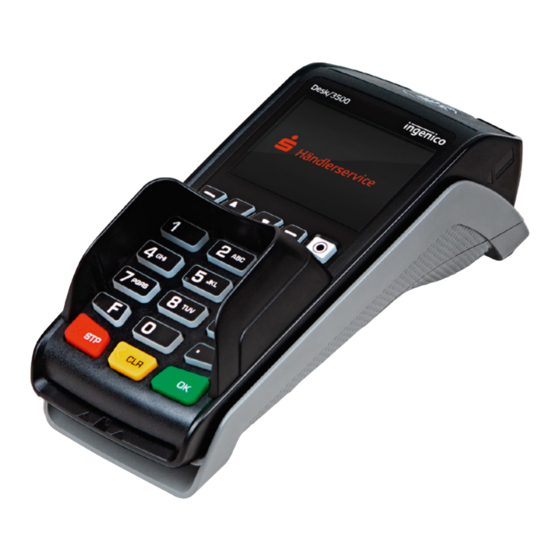Ingenico Desk/3500 Schnelleinstieg