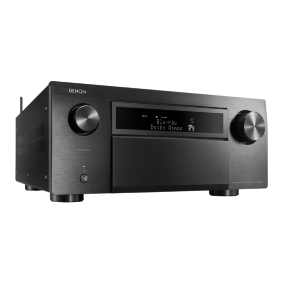 Denon AVC-X8500H Kurzanleitung