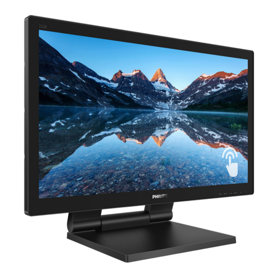 Philips B line 222B9 Bedienungsanleitung