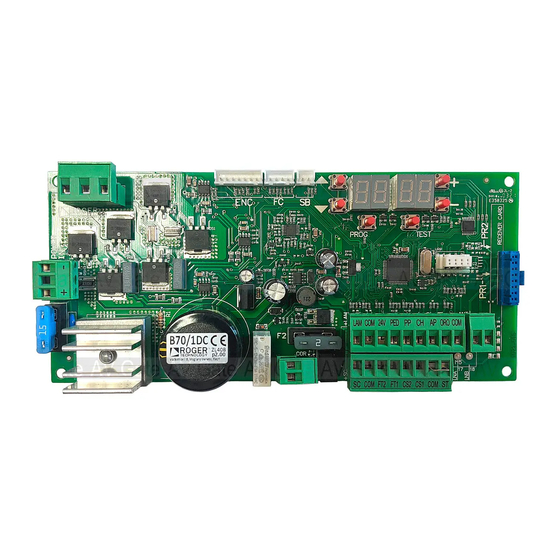 Roger Technology BH30 Serie Anweisungen Und Hinweise Für Den Installateur