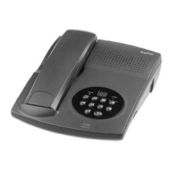 Sanyo DigiTalk respond II Bedienungsanleitung