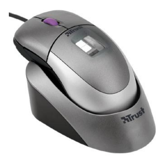 Trust 350FL MOUSE SECURITY SCAN OPTICAL Handbücher