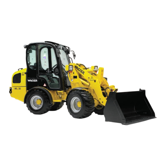 WACKER Group Radlader WL 30 Betriebsanleitung
