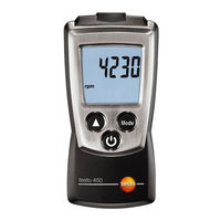 testo 460 Bedienungsanleitung