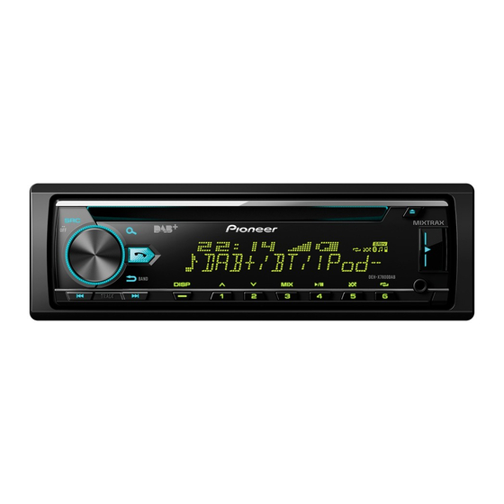 Pioneer DEH-X7800DAB Bedienungsanleitung