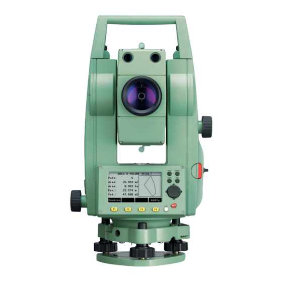 Leica TPS400 Gebrauchsanweisung
