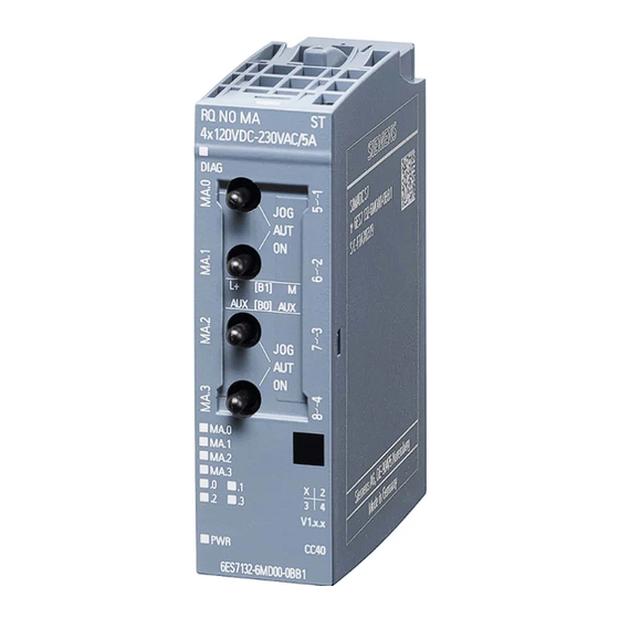 Siemens 6ES7132-6MD00-0BB1 Gerätehandbuch