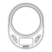 Kern TGC series Betriebsanleitung