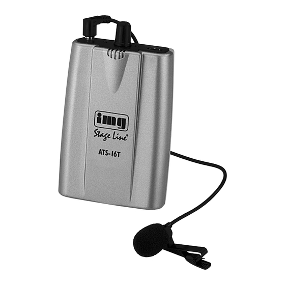 IMG STAGELINE ATS-16R Bedienungsanleitung