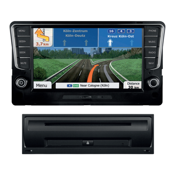 ESX VISION Naviceiver VN810 VW-G7-DAB Einbauanleitung