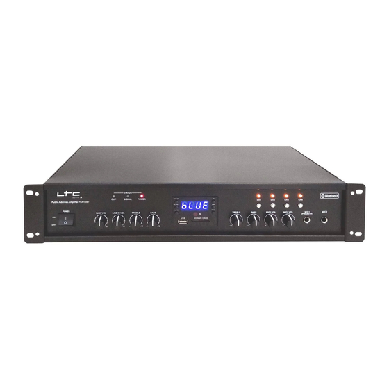 LTC Audio PAA150BT Bedienungsanleitung