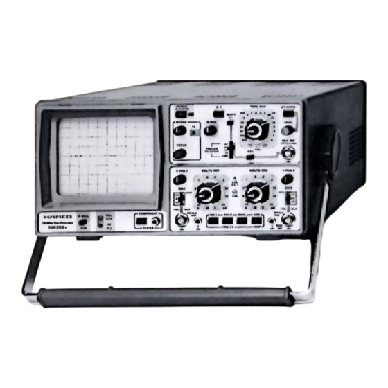 Hameg Instruments HM 203-5 Bedienungsanleitung