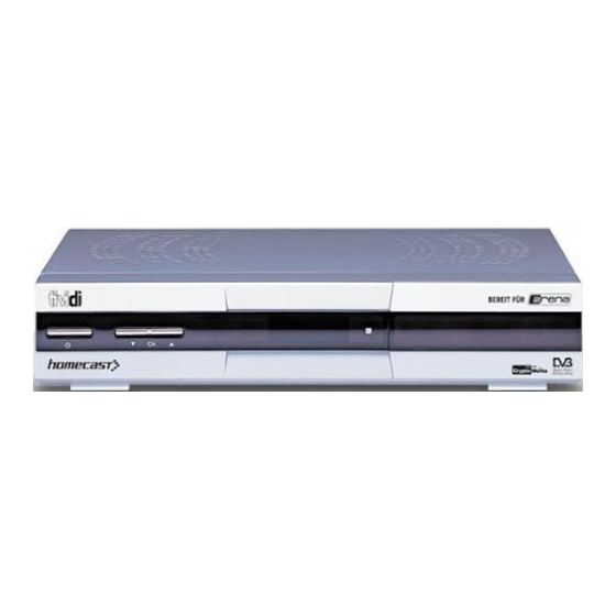 Homecast S 3100 CR Handbuch