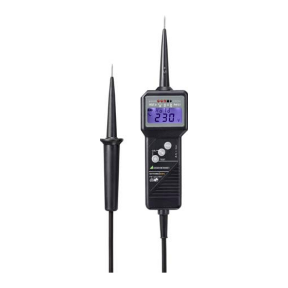 Gossen MetraWatt METRAVOLT 12D+L Bedienungsanleitung