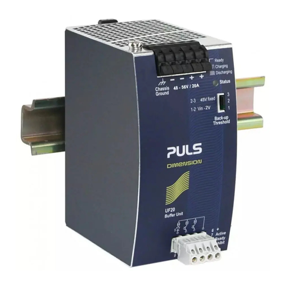 PULS UF20.481 Installationsanleitung